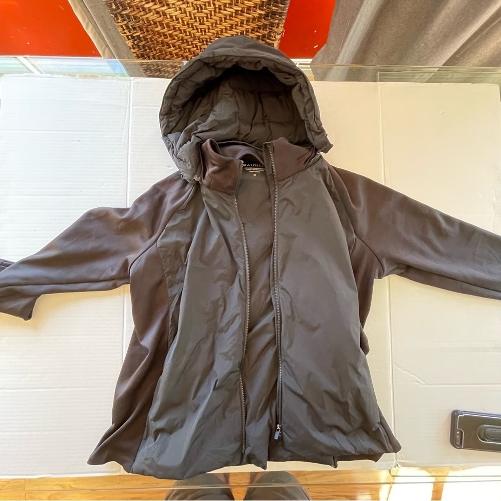 Athleta Size 2X INLET JACKET Black puffer Body Insulated Jacket - Picture 9 of 16